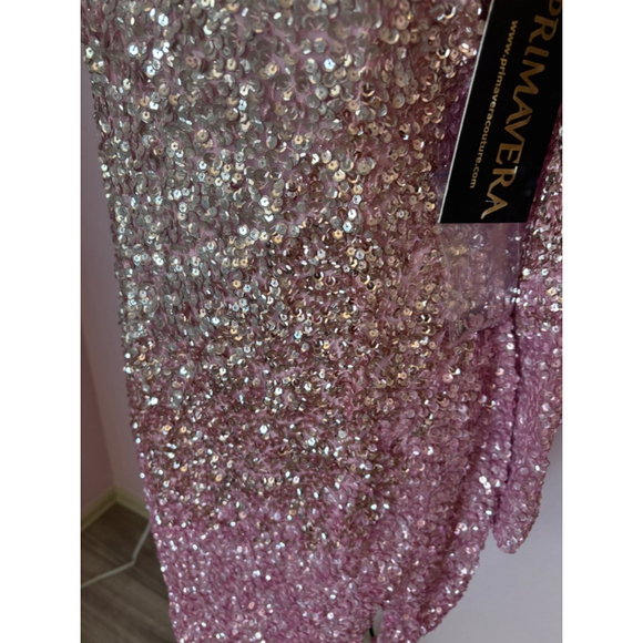 Women's Primavera Couture Pink Cocktail Dress Size 10 - Picture 7 of 8